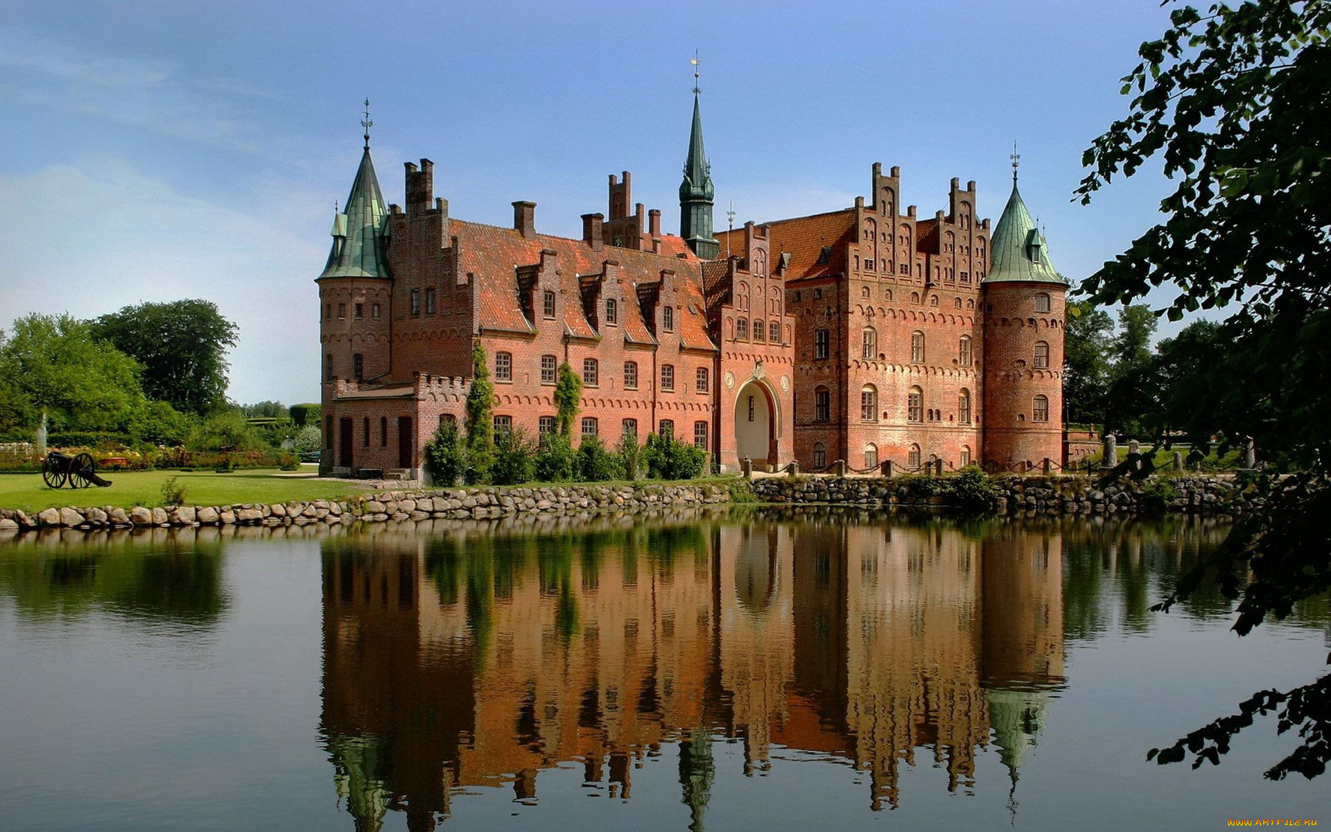 egeskov, castle, denmark, , , , 